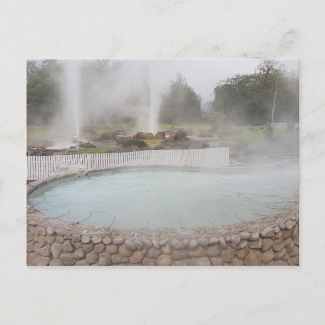 Hot Springs in Thailand Postcard (Front)