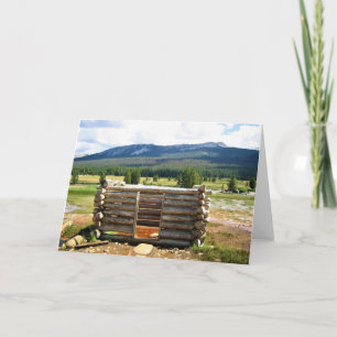 Hot Springs in Tuolumne Meadows, Yosemite, CA Card