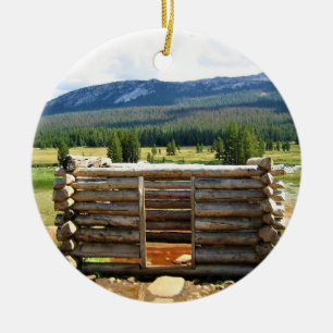 Hot Springs in Tuolumne Meadows, Yosemite, CA Ceramic Ornament