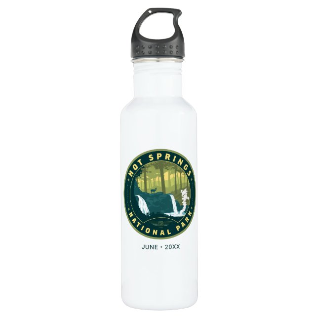 Hot Springs National Park 710 Ml Water Bottle (Front)