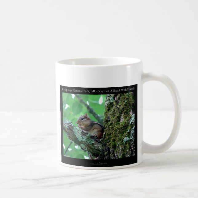 Hot Springs National Park, AR Chipmunk Snack Gifts Coffee Mug (Right)
