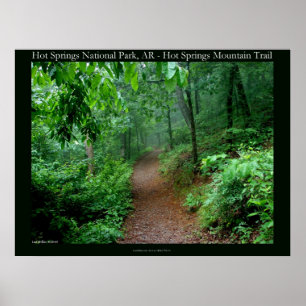 Hot Springs National Park, AR Fading Fog Posters