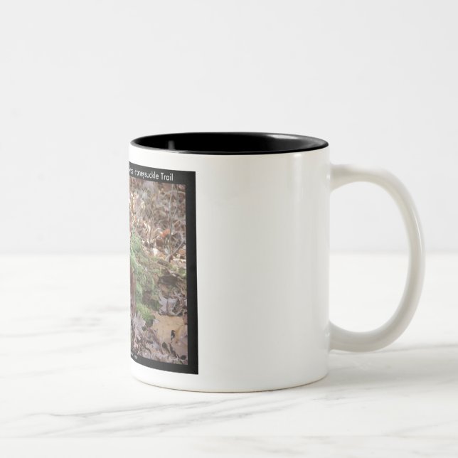Hot Springs National Park, AR - Honeysuckle Trail Two-Tone Coffee Mug (Right)