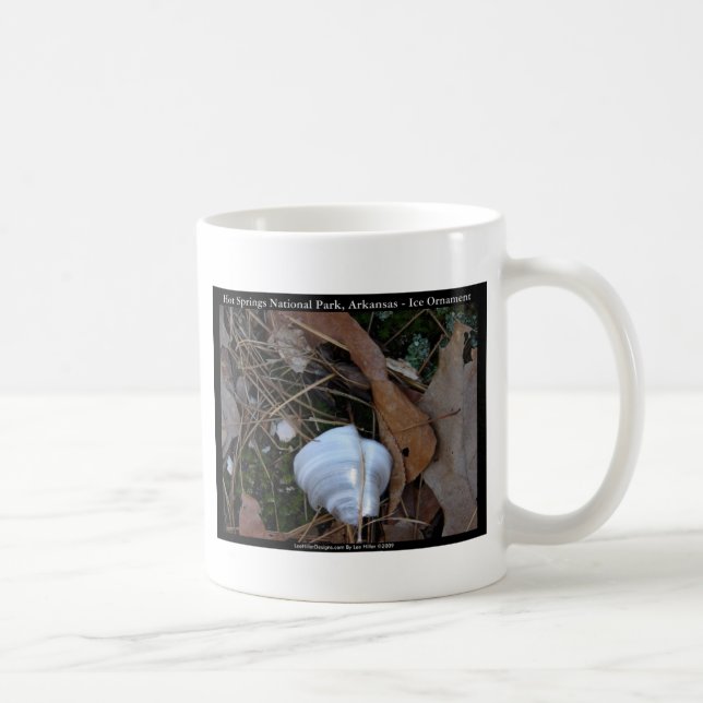 Hot Springs National Park, AR - Ice Ornament Gifts Coffee Mug (Right)