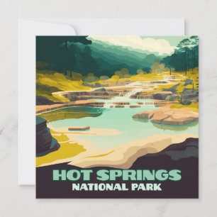 Hot Springs National Park Arkansas Vintage Retro