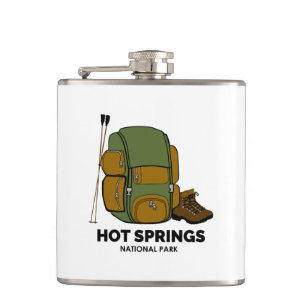 Hot Springs National Park Backpack Hip Flask