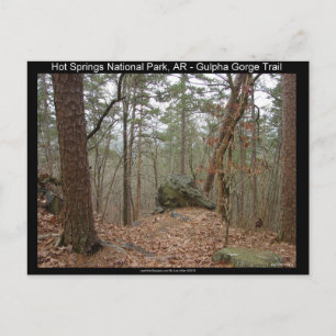Hot Springs National Park Gulpha Gorge Trail Postcard