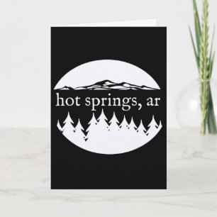Hot Springs National Park In Arkansas Nature Vacat Card