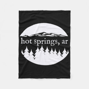 Hot Springs National Park In Arkansas Nature Vacat Fleece Blanket