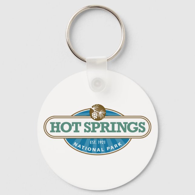 Hot Springs National Park Keychain (Front)