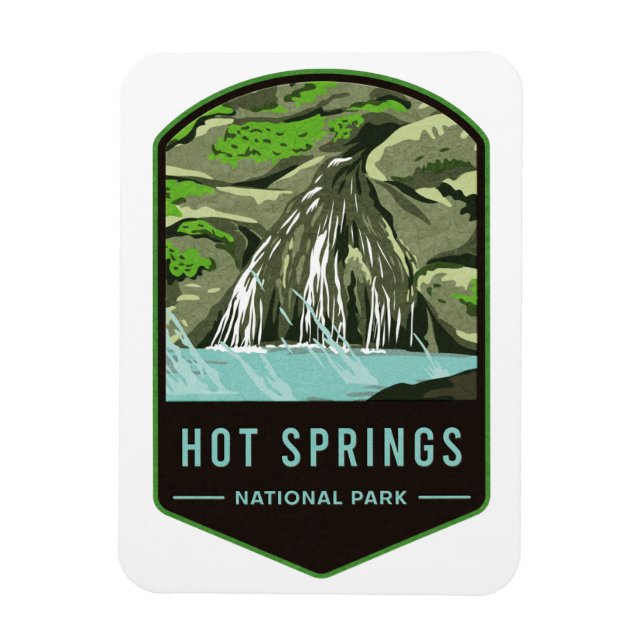 Hot Springs National Park Magnet (Vertical)