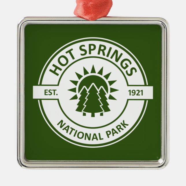Hot Springs National Park Metal Ornament (Front)