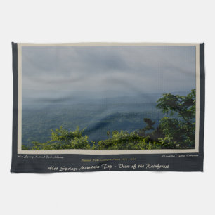 Hot Springs National Park Rainforest Centennial Ed Kitchen Towel