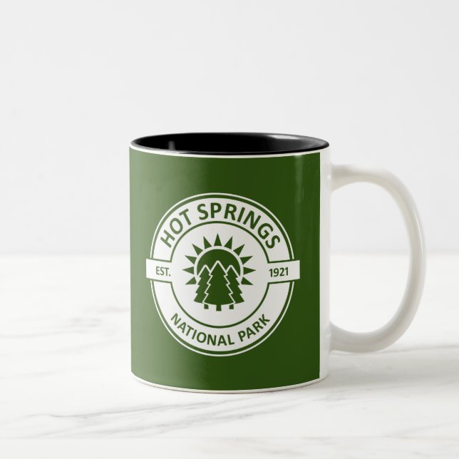 Hot Springs National Park Two-Tone Coffee Mug (Right)