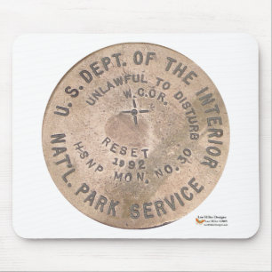 Hot Springs US Dept Of The Interior Gifts Apparel Mouse Pad
