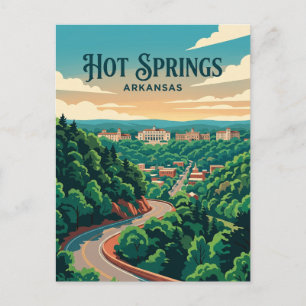 Hot Springs USA Postcard