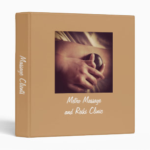 Hot Stone Massage Photo Binder