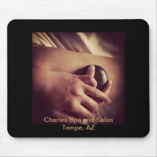 Hot Stone Massage Photo Mouse Pad