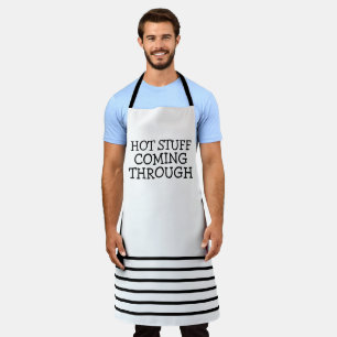 Hot Stuff Coming Through Humour Apron