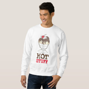 HOT STUFF Ice Cream Hot Fudge Sundae Sweatshirt