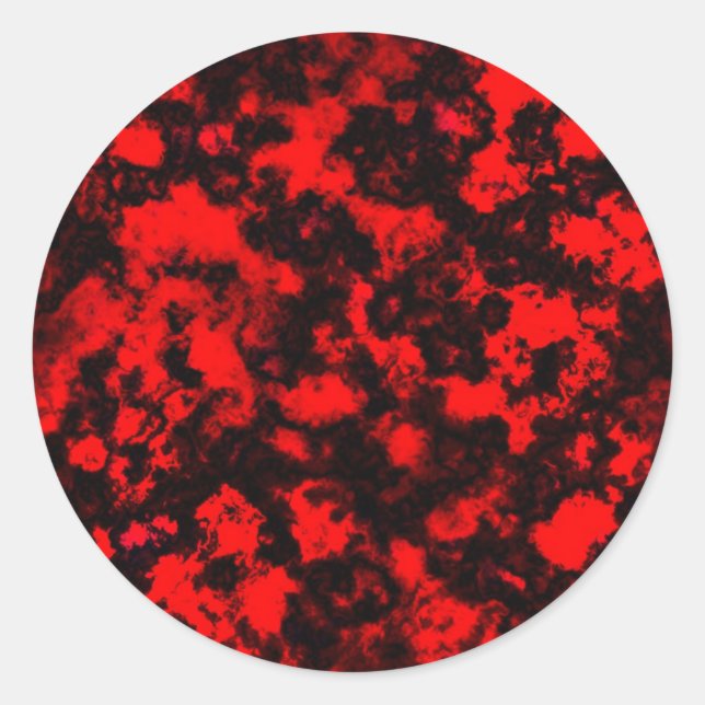 Hot Stuff Lava Classic Round Sticker (Front)