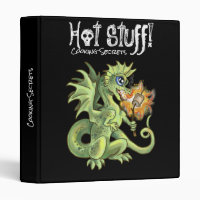 Hot Stuff! lil marshmellow roasting dragon