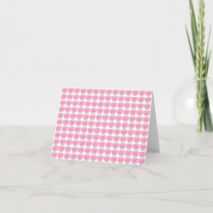 Hot Stuff Pink Candy Hearts Valentine's Day Love Holiday Card