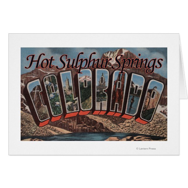 Hot Sulphur Springs, Colorado (Front Horizontal)