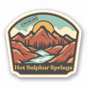Hot Sulphur Springs, Colorado Sticker