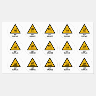 Hot Surface Warning, Extreme Heat Caution