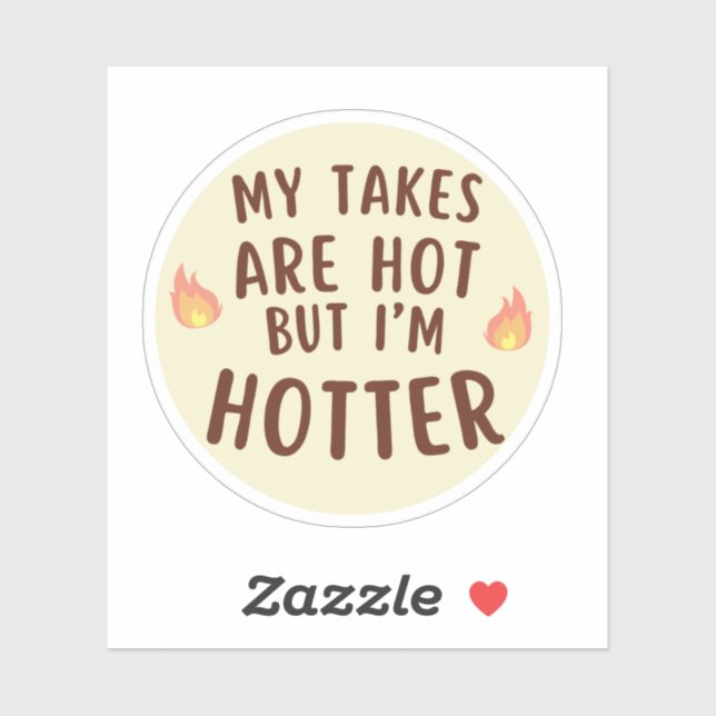 Hot Takes Sticker (Sheet)