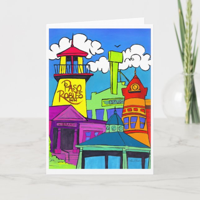 Hot Time in Paso Card (Front)