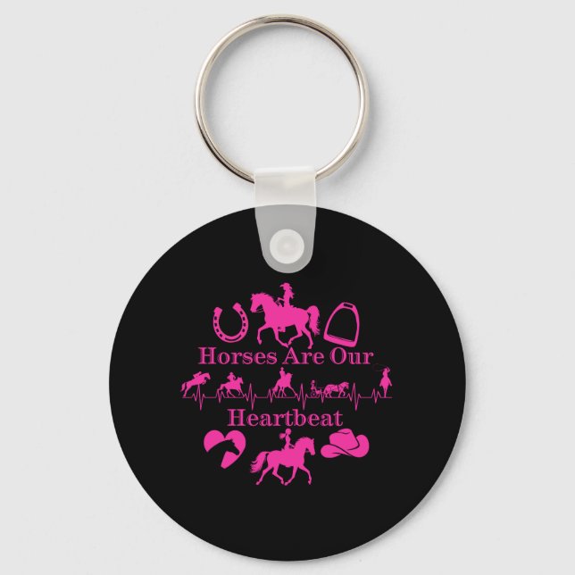 Hot To Trot Throw Pillow Keychain (Front)