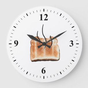 Hot Toast wall clock