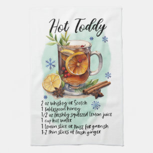Hot Toddy Recipe Cooking Essential  Kitchen Towel
