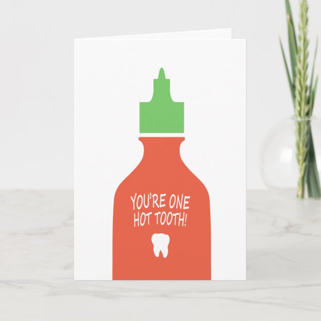 "Hot Tooth" Greeting Card (Front)