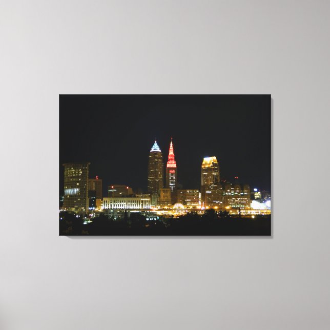 (Hot Tower Lights) Cleveland, OH Print (Front)