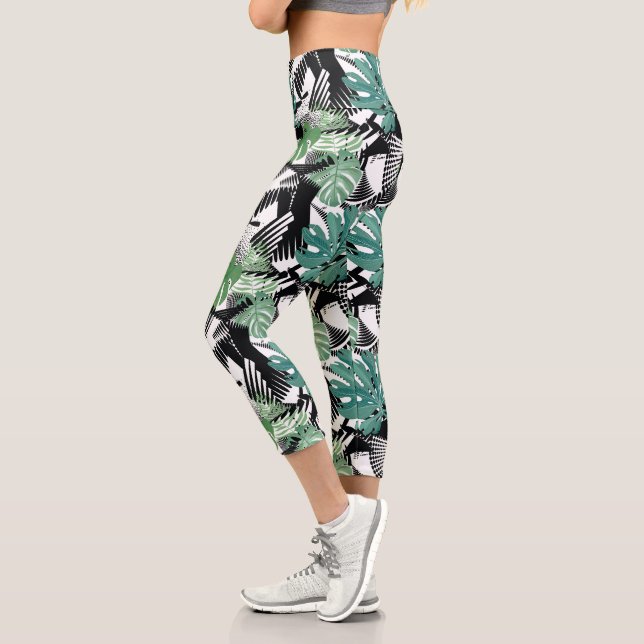 Hot Tropics  Capri Leggings (Left)