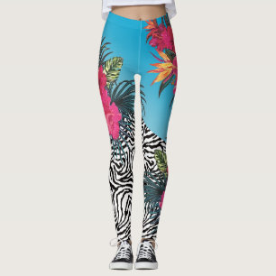 Hot Tropics Zebra Skin Leggings