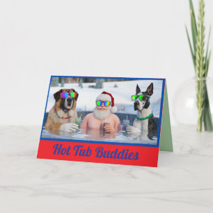 Hot Tub Babies Holiday Card