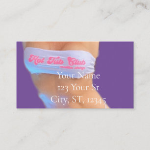 Hot Tub Club Thunder_Cove Business Card