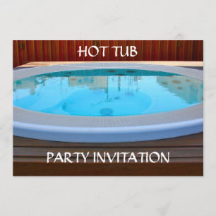 Hot Tub Party Invitation