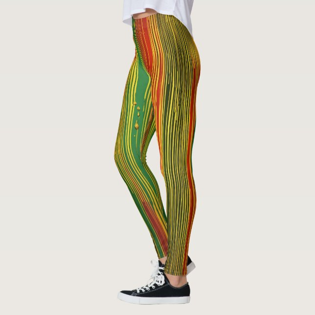 Hot weather workout gear Leggings (Left)