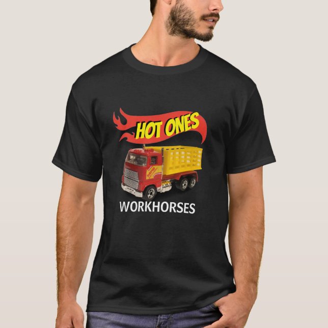 Hot Wheels diecast workhorses truck T-Shirt (Front)
