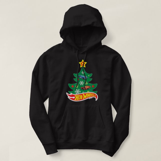 Hot Wheels Hot Wheels Christmas Tree Hoodie (Design Front)