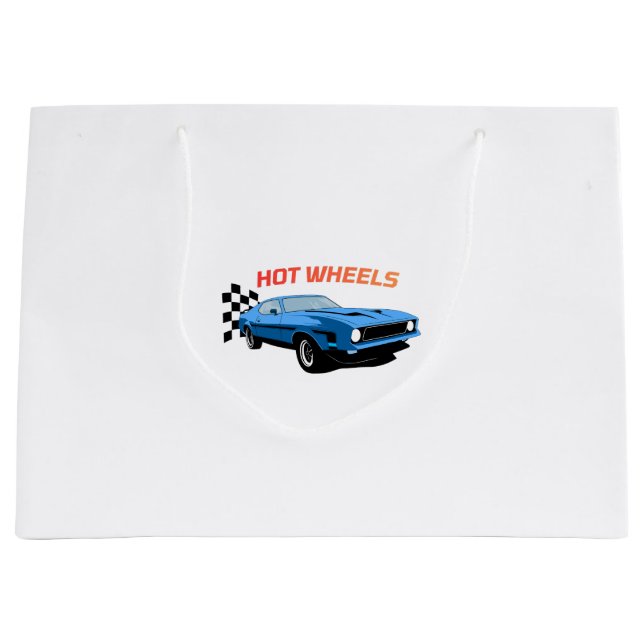 Hot Wheels – Speed, Style & Power Large Gift Bag (Front)