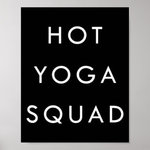Hot Yoga Squad And Meditation - Namaste Vintage Yo Poster