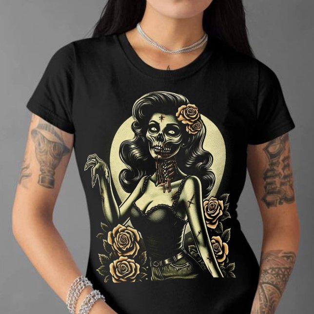 Hot Zombie Woman T-Shirt (Creator Uploaded)