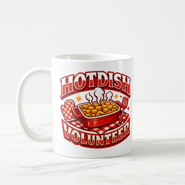 HOTDISH Volunteer Coffee Mug (Left)
