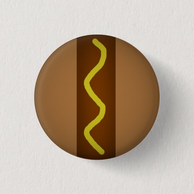 HotDog 1 Inch Round Button (Front)